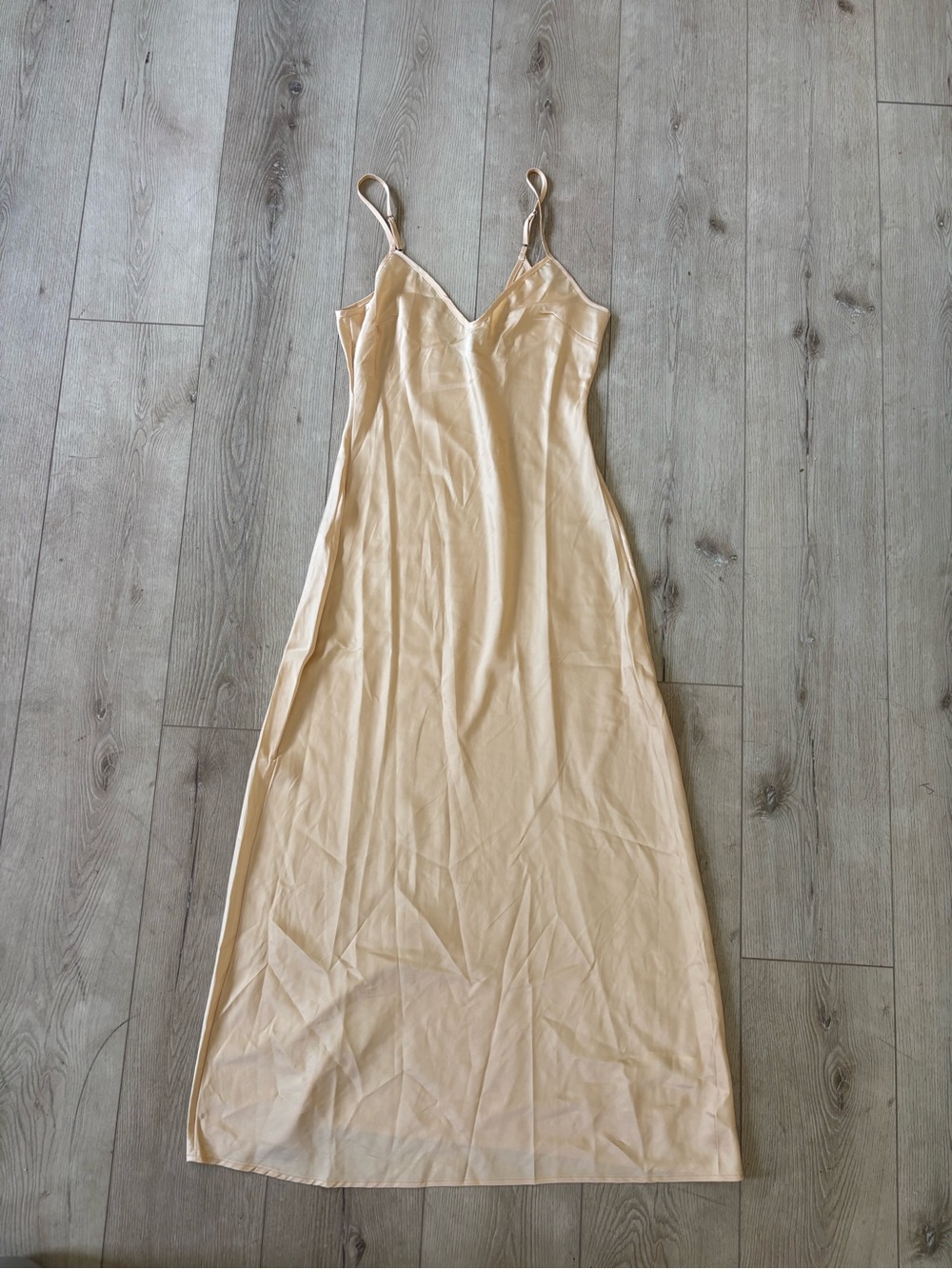 FREE PEOPLE Cream Slip Maxi Dress Size XS